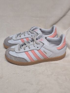 Adidas Sambas Girls White/Pink